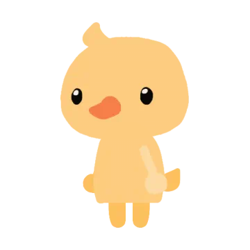 A small yellow duckling villager