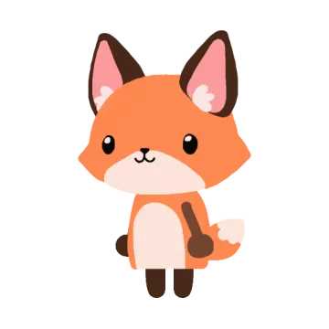 An orange fox villager with a white-tipped tail